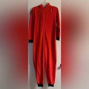 Xhilaration Devil 1 Pc Fleece Zipper Front Outfit Sleepwear Size S